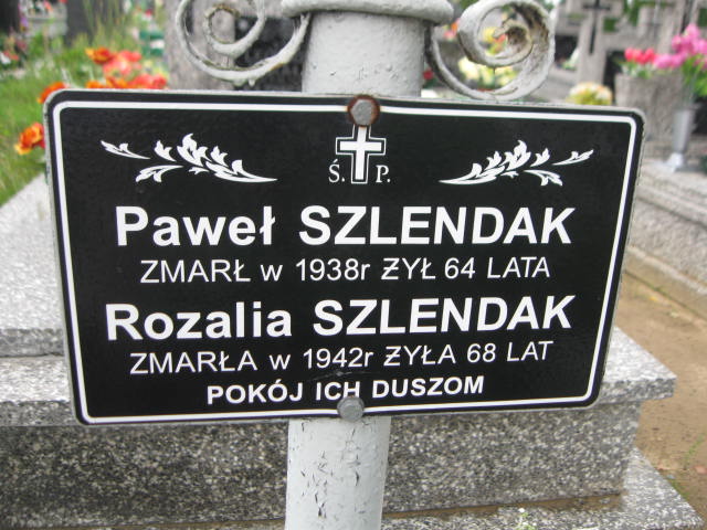 Paweł Szlendak Gołąb k/Puław - Grobonet - Wyszukiwarka osób pochowanych